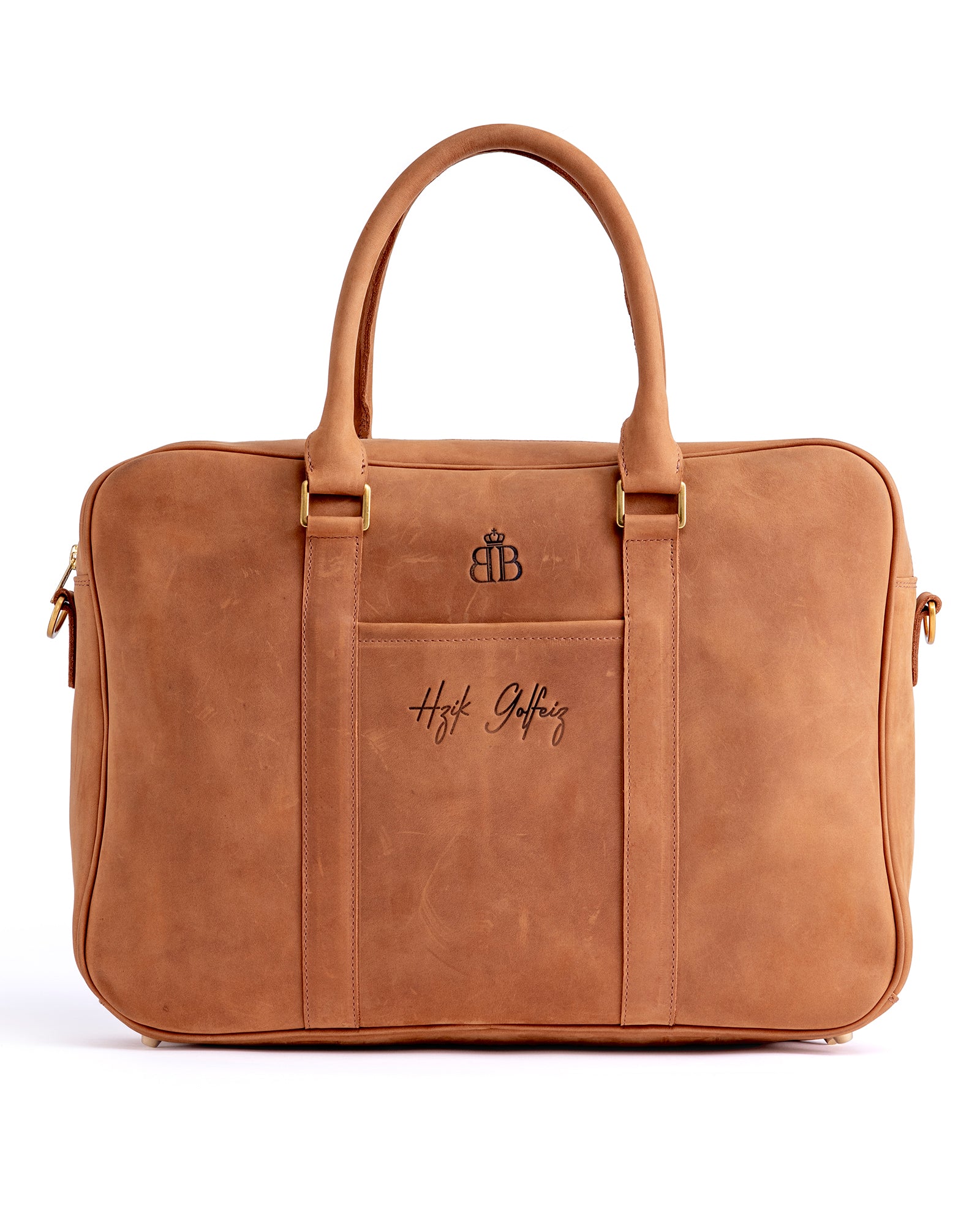 Paves Leather Briefcase