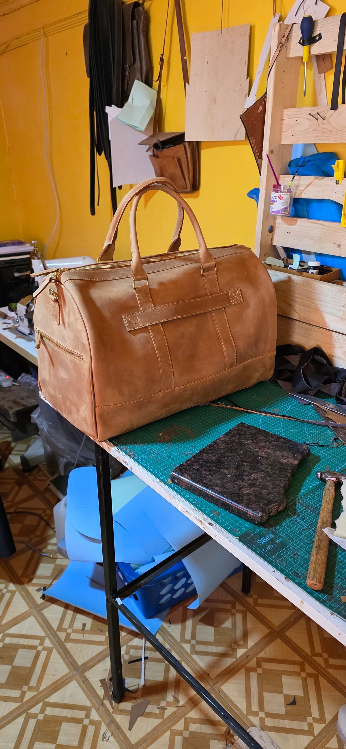Heritage Leather Weekender
