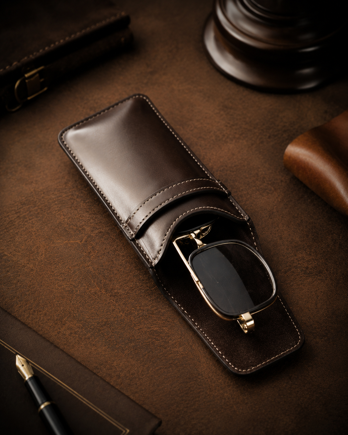 Leather Eyewear Sleeve
