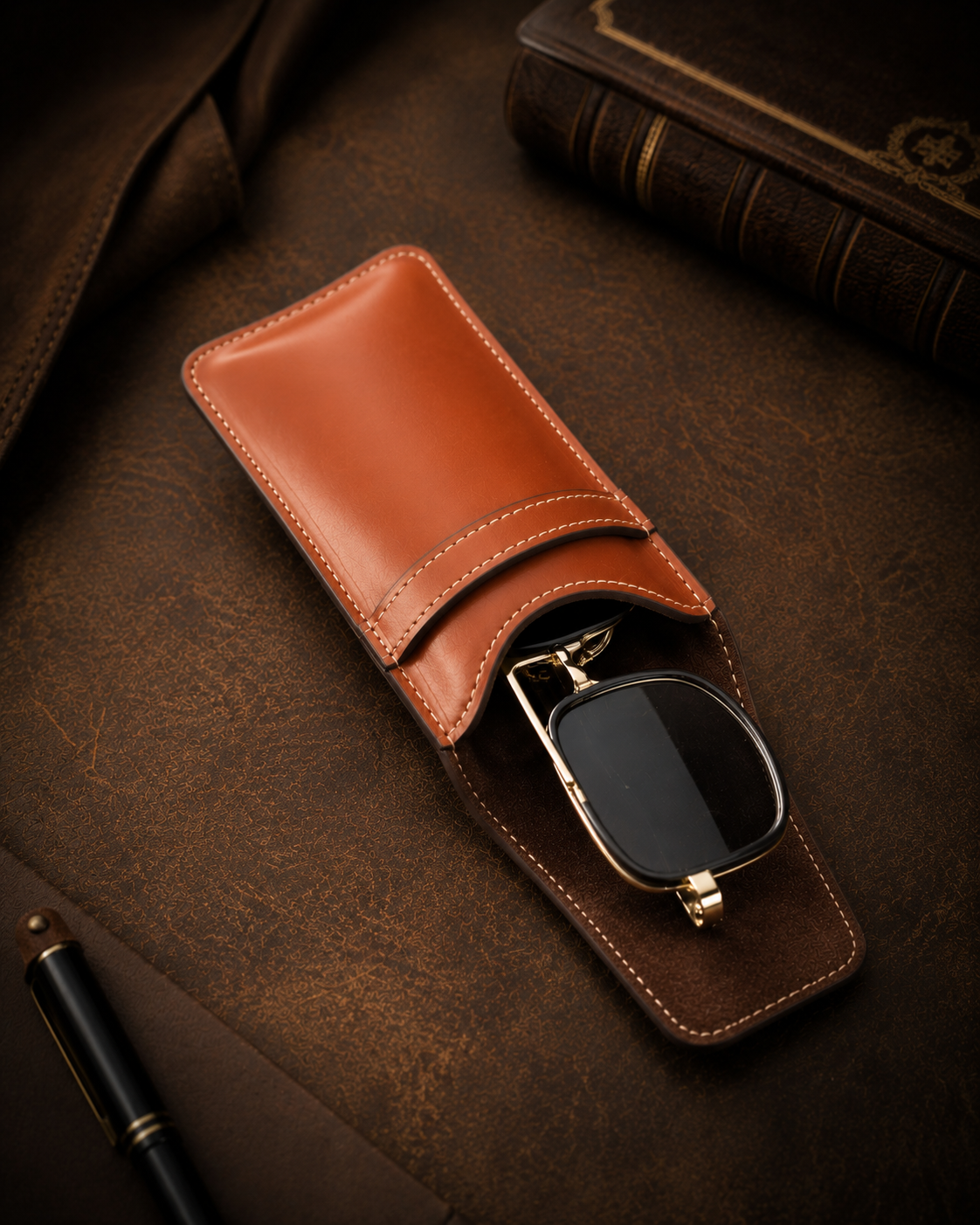 Leather Eyewear Sleeve