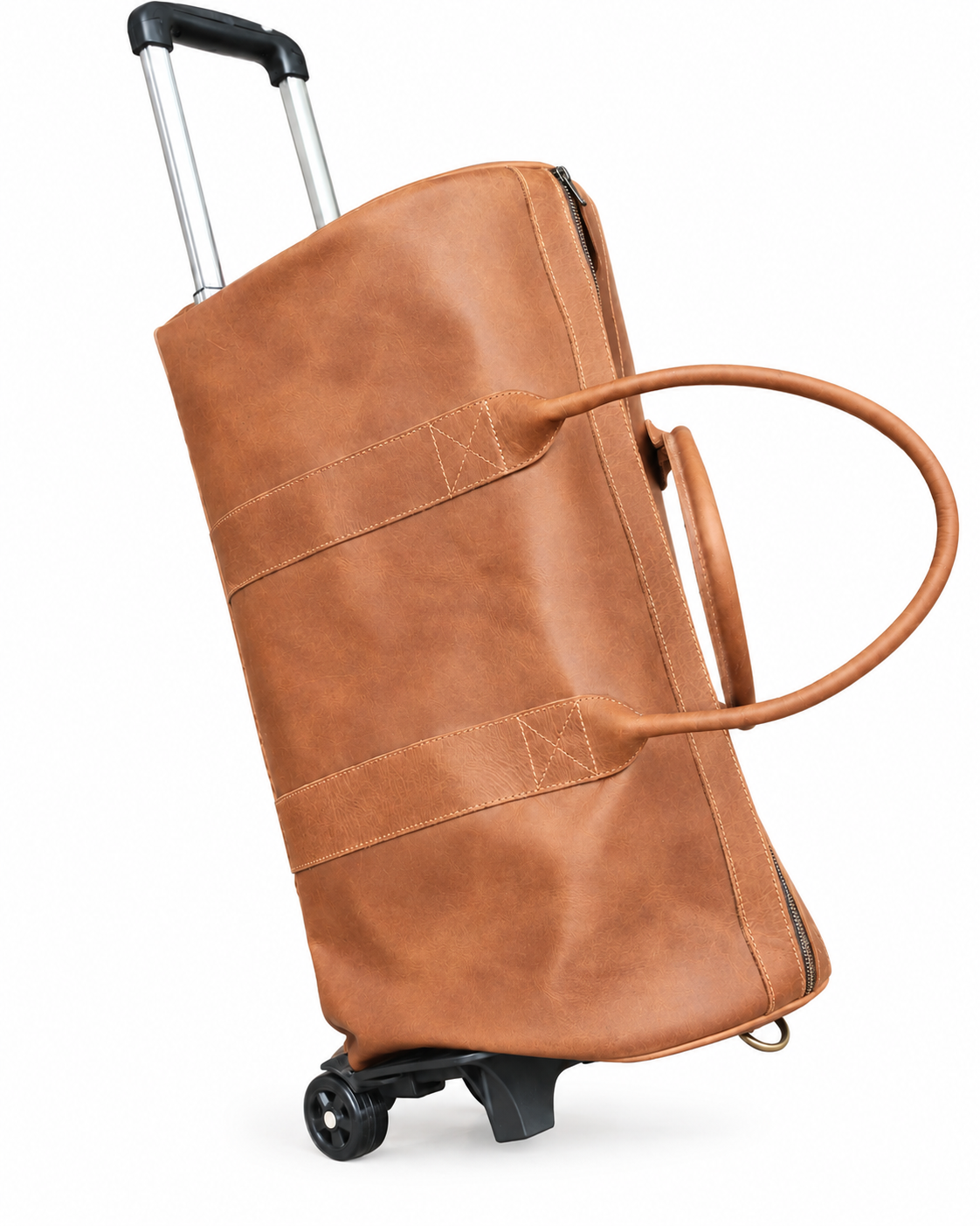 Roller Leather Duffel Bag