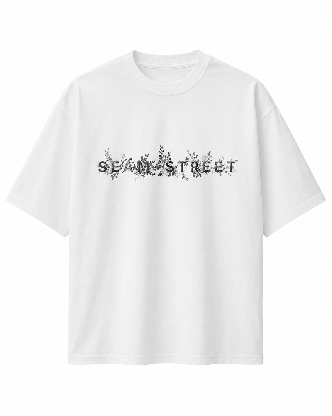 Seam Street™ Floral Signature Tee — (Coming Soon)
