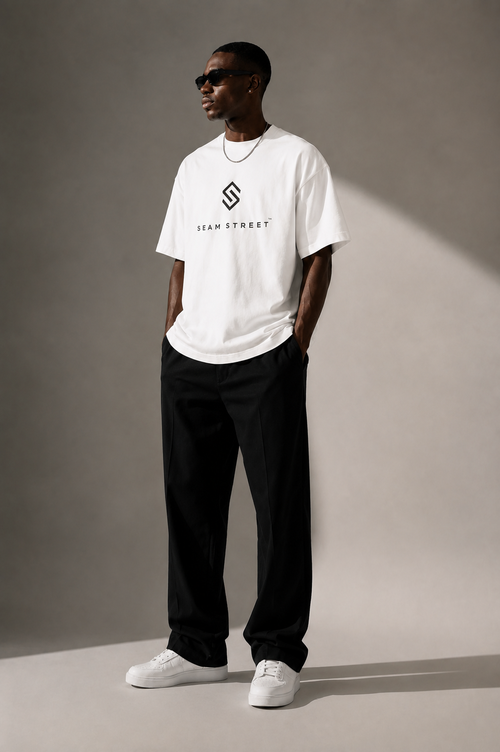 Seam Street™ Signature Monogram Oversized Heavyweight Tee