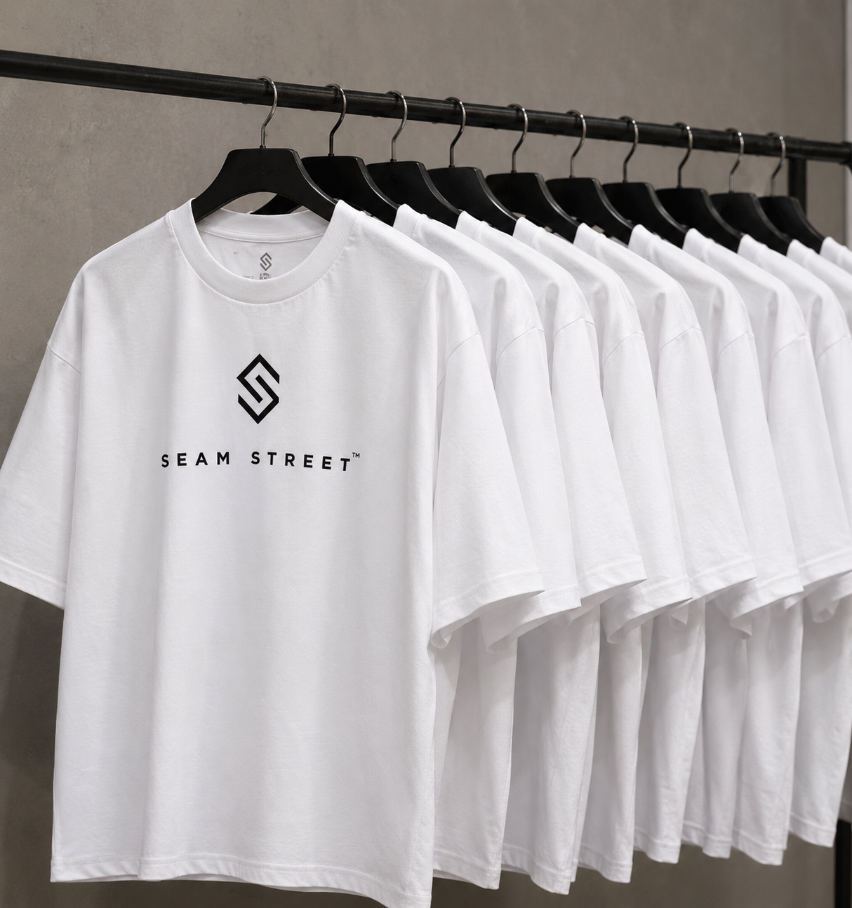 Seam Street™ Signature Monogram Oversized Heavyweight Tee