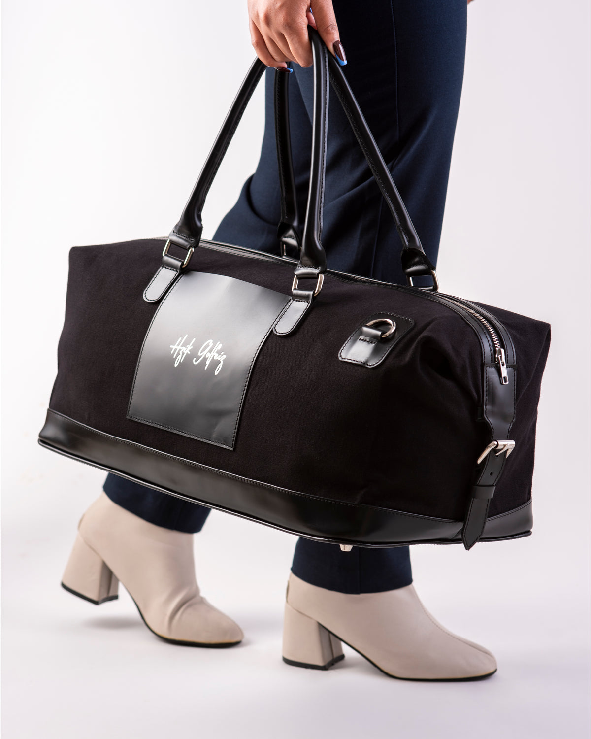 Canvas Leather Duffel Bag