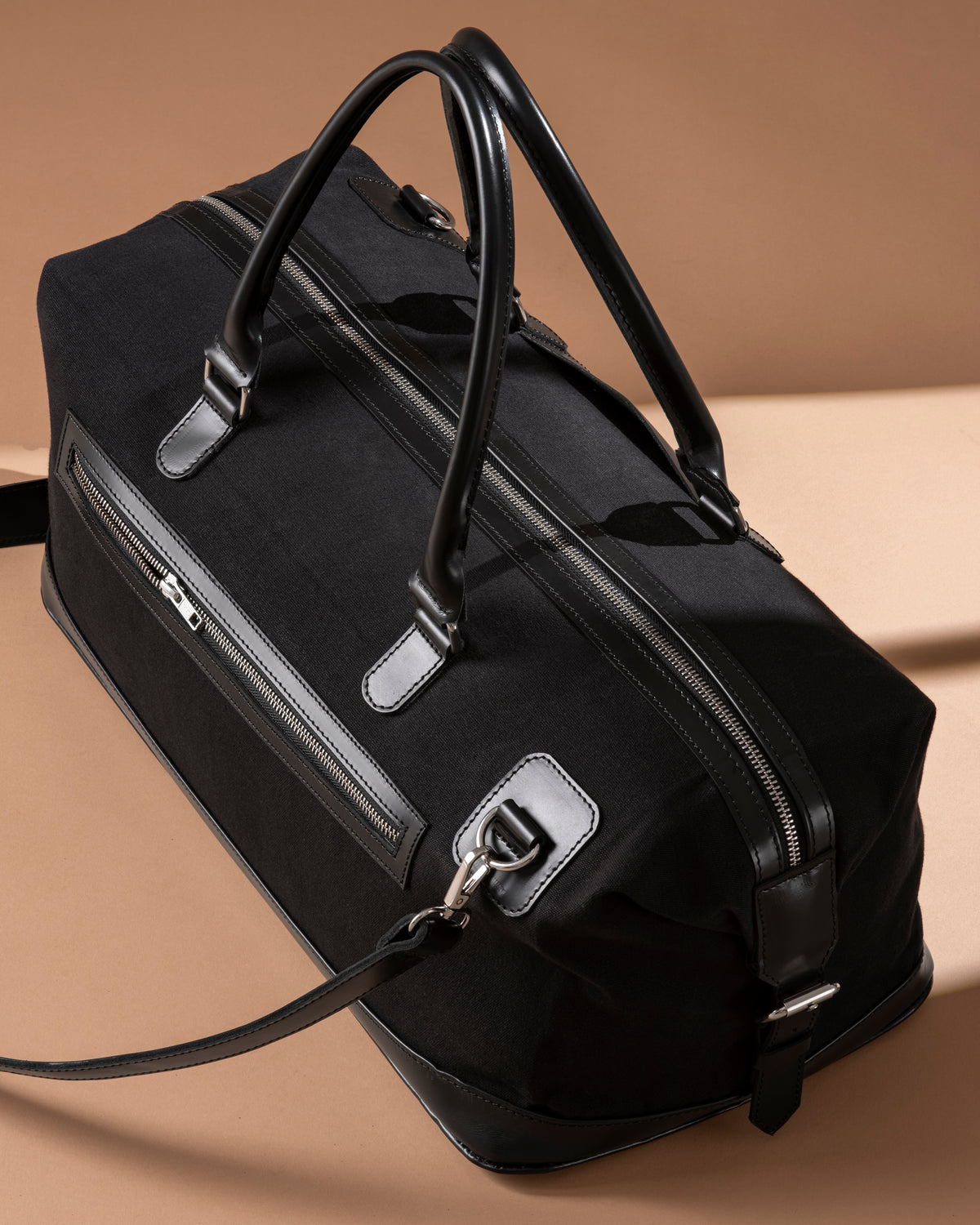 Canvas Leather Duffel Bag