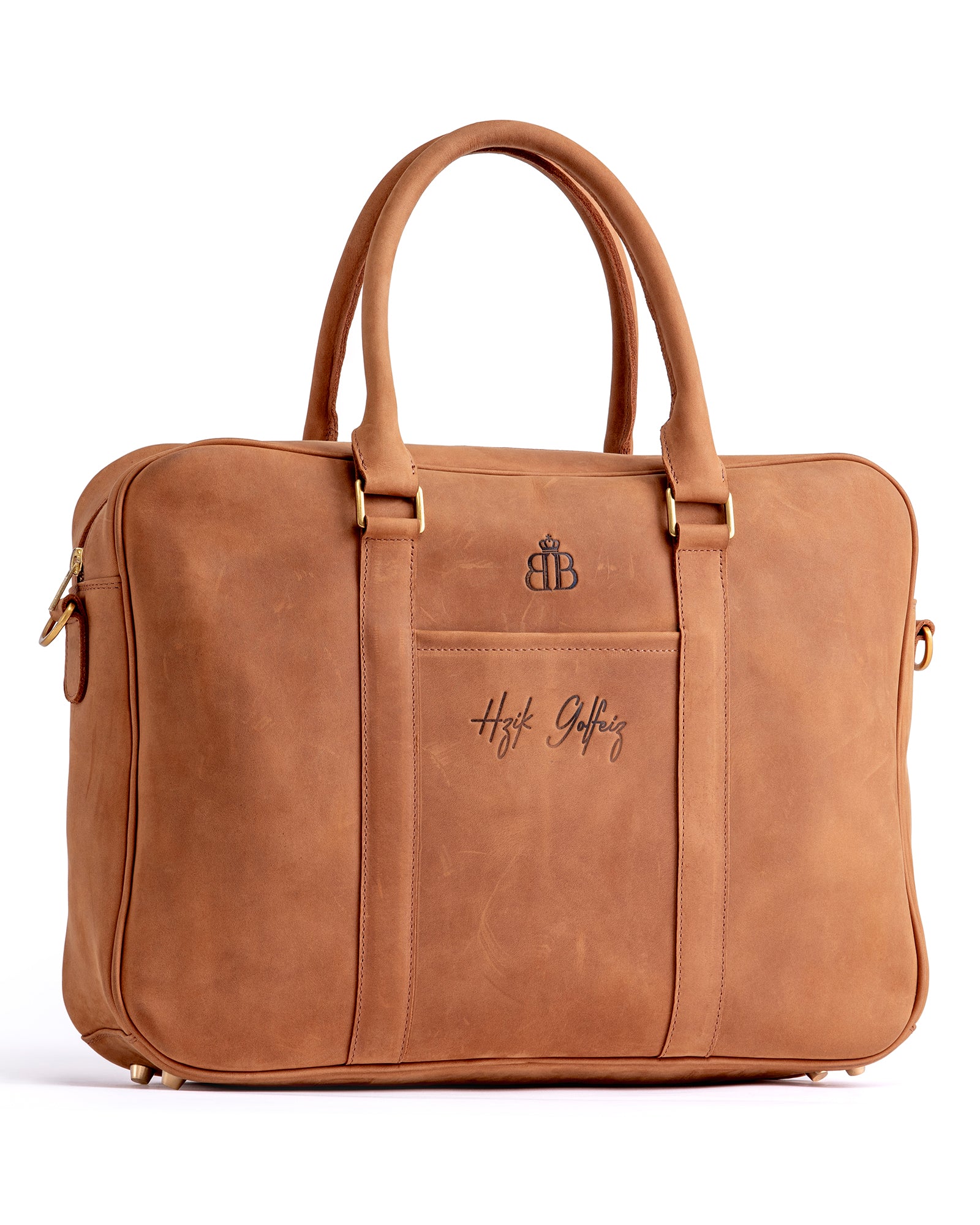 Paves Leather Briefcase