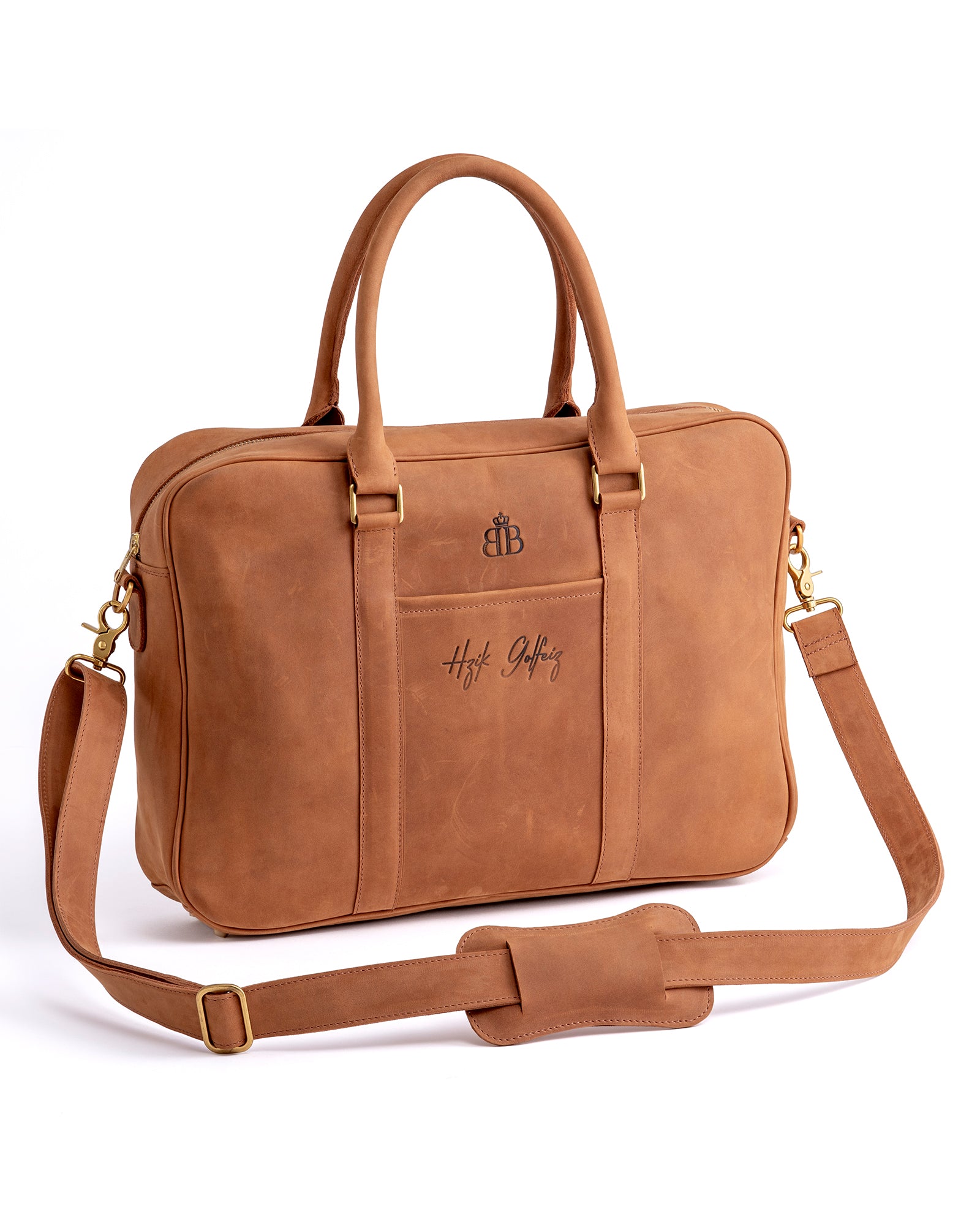 Paves Leather Briefcase