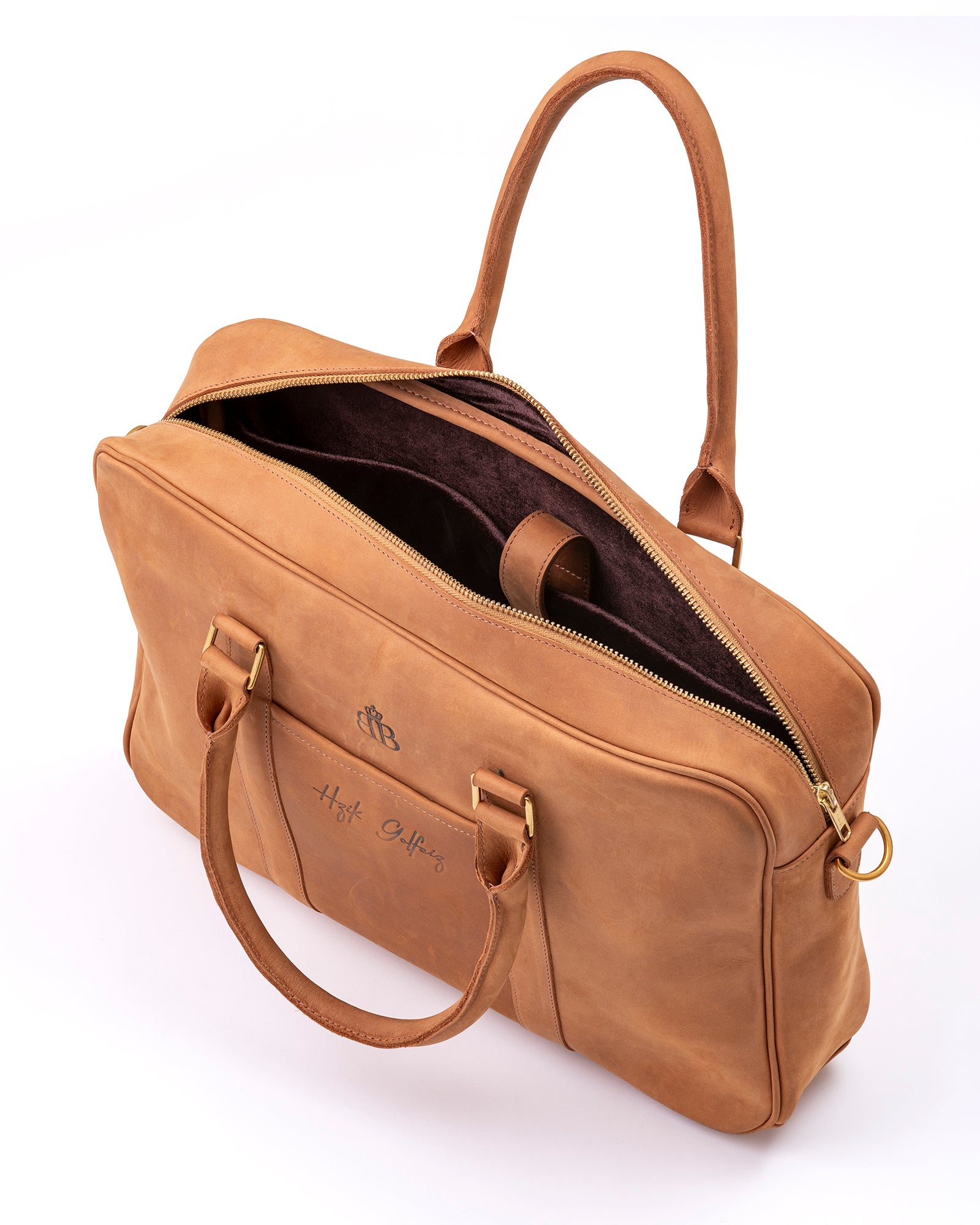 Paves Leather Briefcase
