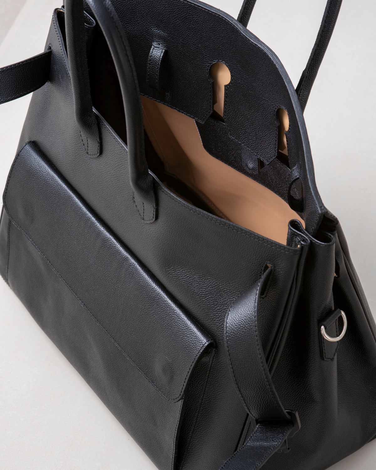 Taji Structured Leather Carryall