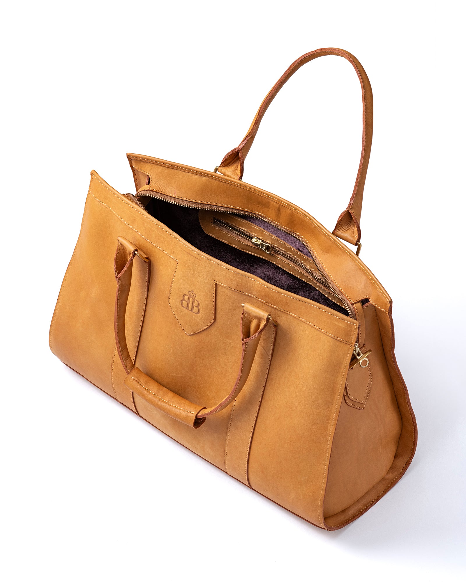 Solana Tan Leather Handbag