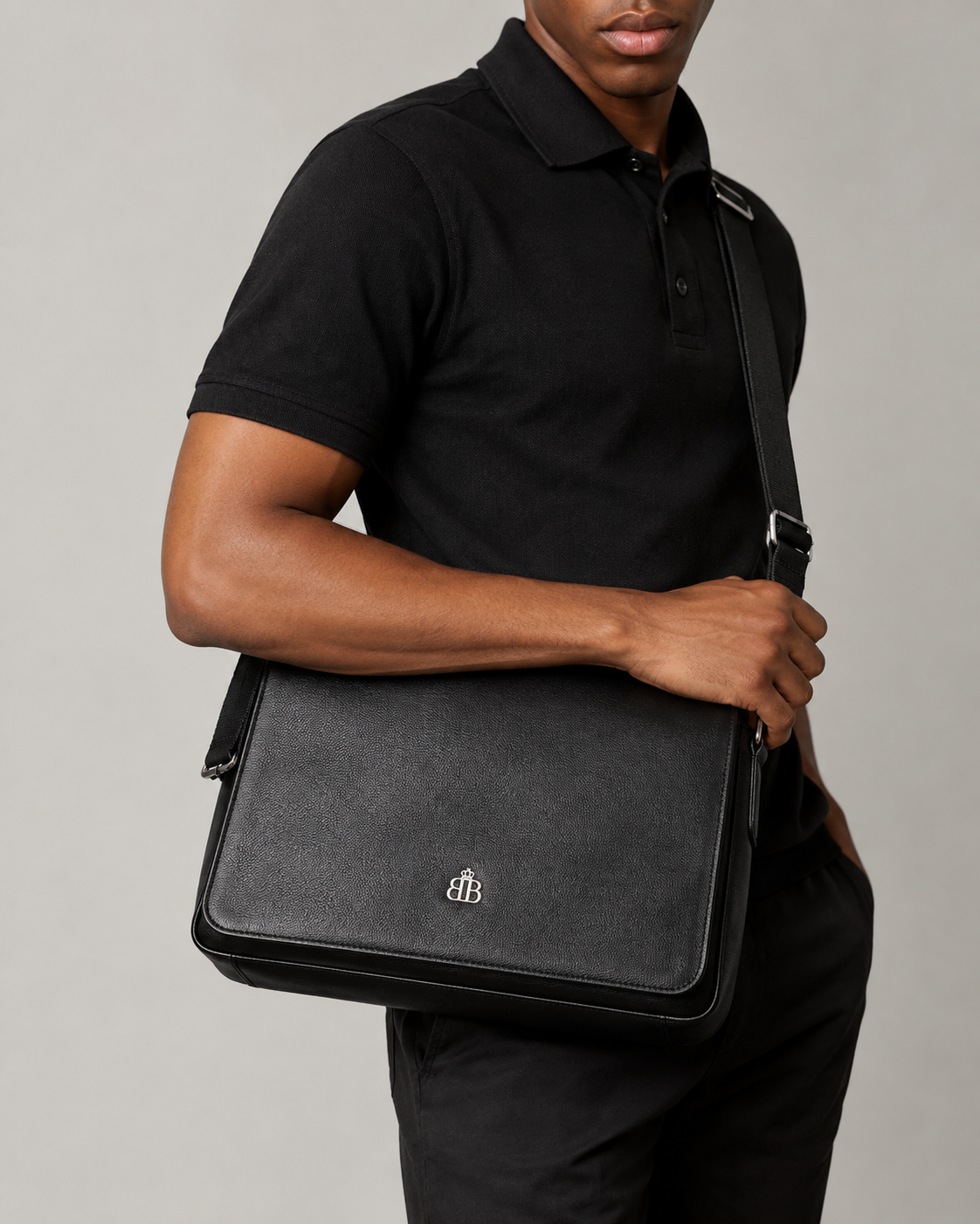Jivu Leather Messanger Bag