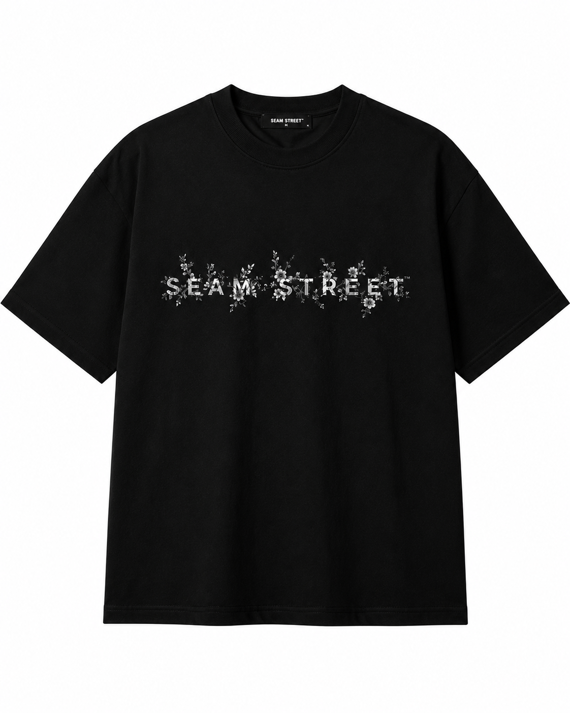 Seam Street™ Floral Signature Tee —  (Coming Soon)