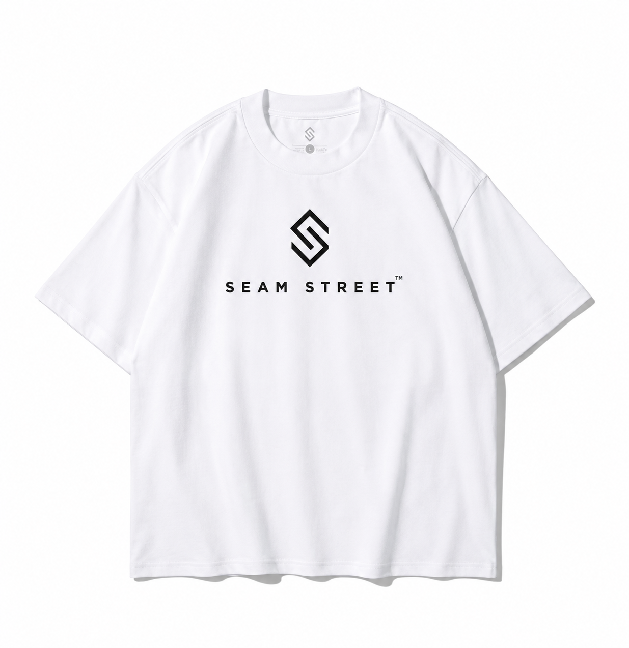 Seam Street™ Signature Monogram Oversized Heavyweight Tee