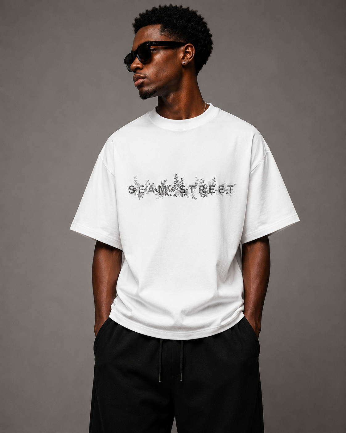 Seam Street™ Floral Signature Tee —  (Coming Soon)
