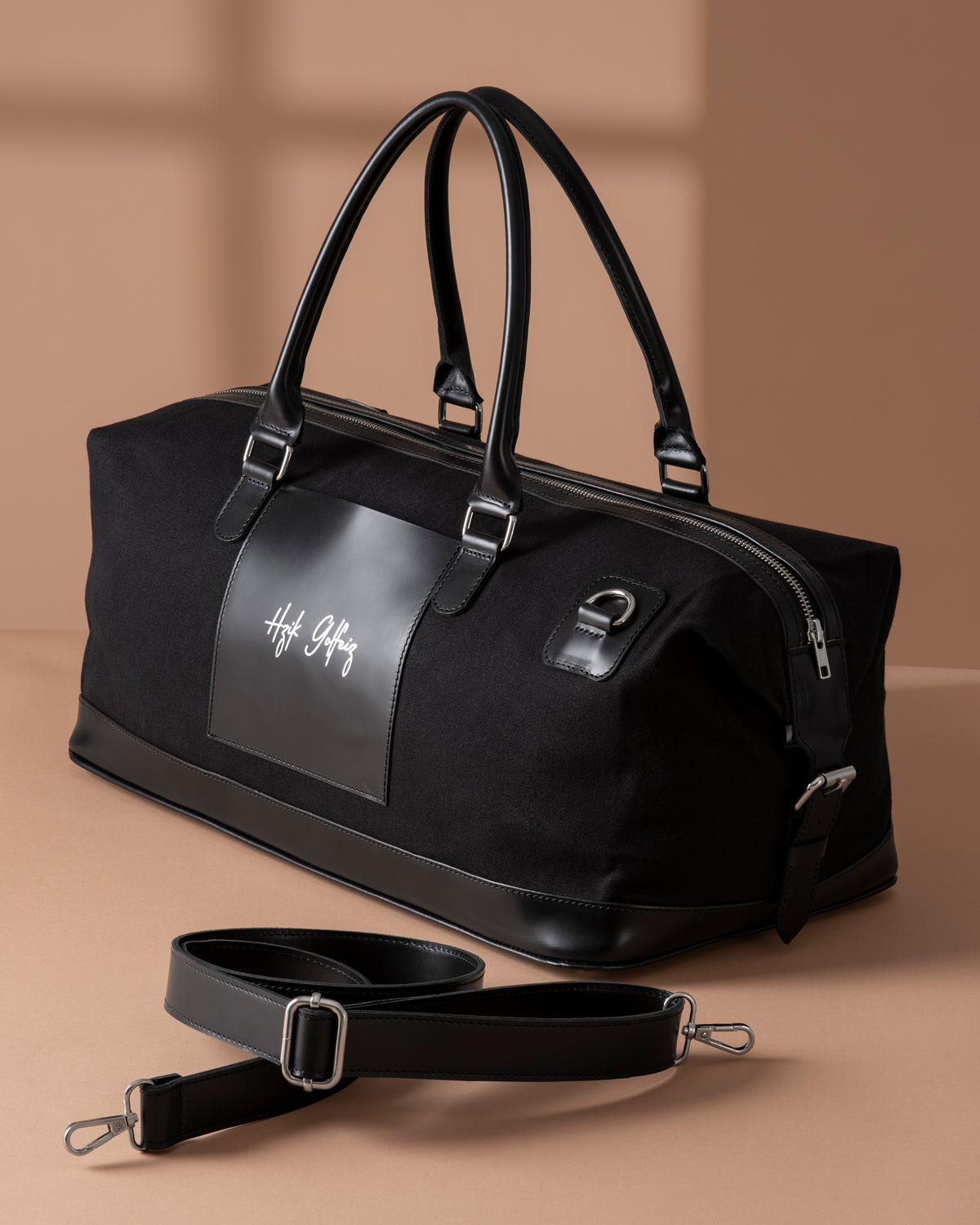 Canvas Leather Duffel Bag