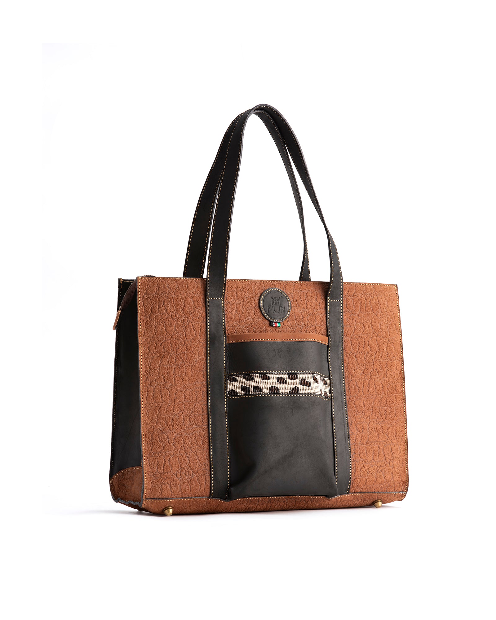 Bella Beaded Tote Handbag